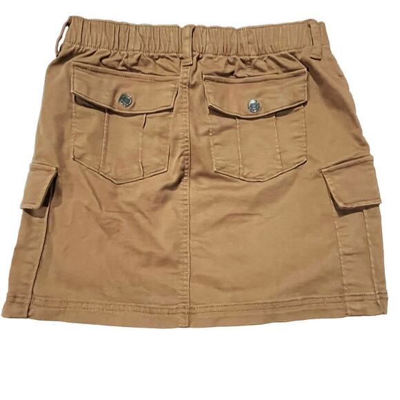 SO khaki cargo mini skirt sz 5/27 gorpcore 90s retro classic hipster preppy - Picture 3 of 7